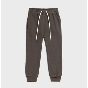 Mate The Label Mini Organic Terry Classic Jogger Charcoal